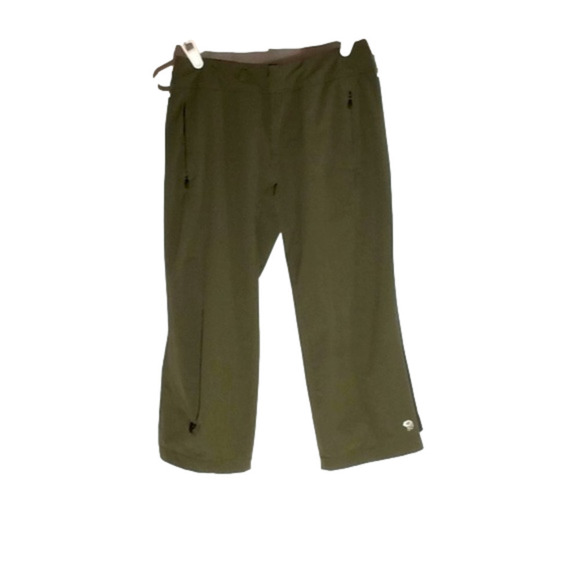 Mountain Hardwear Short Hiking Pants, Size 4, Army Green. - Picture 1 of 4
